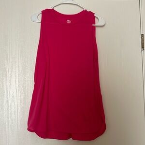 A hot pink Athletic tank top